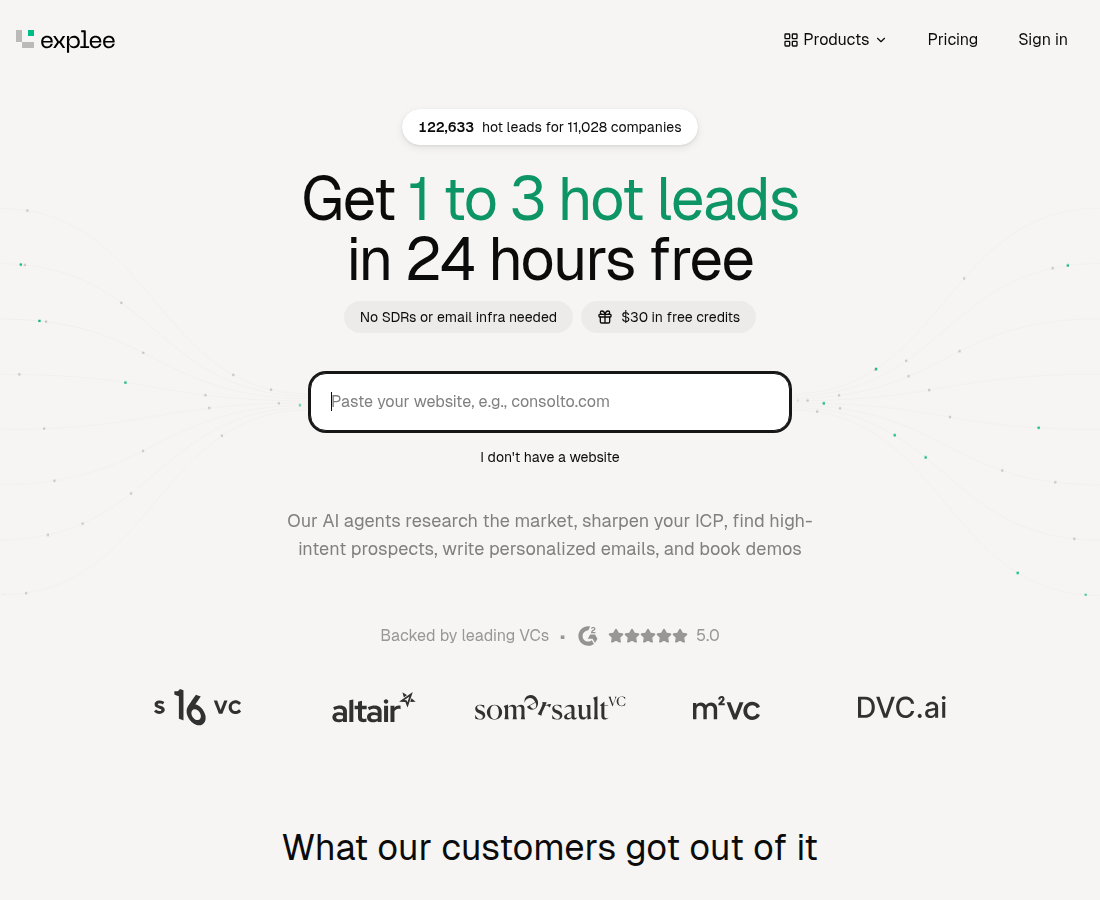 The product in one screen